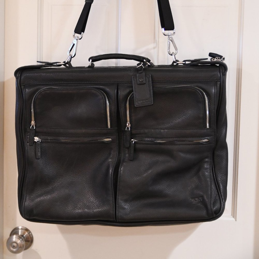TUMI Sundance Buckhorn Leather Garment Bag -- OOP!